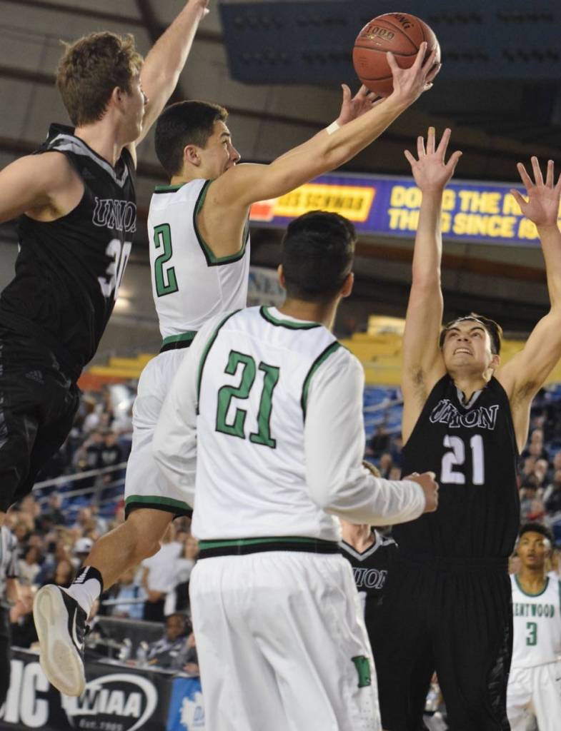 Kentwood boys conquer No. 1 Union for 4A hoops title | PHOTOS