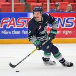 The Thunderbirds&rsquo; Austin Strand had two goals in the 9-2 runaway win Wednesday night in Kennewick. COURTESY PHOTO, Judy Simpson