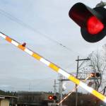 Railroad crossing arms stuck down at several Kent streets