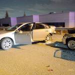 State Patrol investigators are looking for the driver of this Lincoln sedan who reportedly crashed into another vehicle and then fled the scene at about 3:03 a.m. on Feb. 25 along Highway 167.