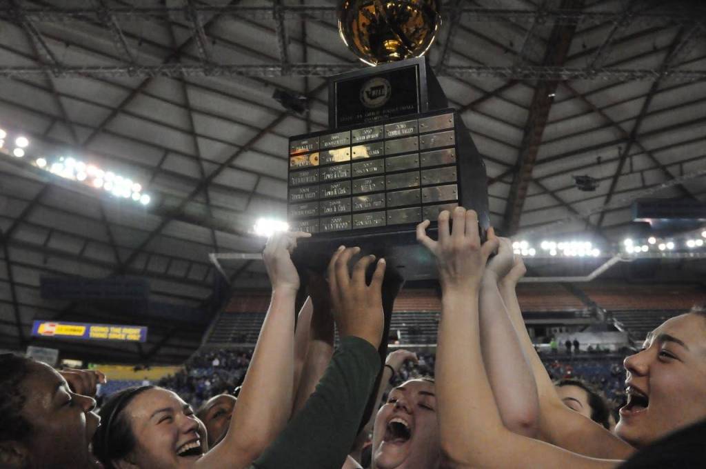 Kentridge girls win program’s first 4A state basketball crown | PHOTOS