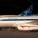 The Museum of Flight&rsquo;s Boeing 737 prototype parked next to a 787 Dreamliner in the museum&rsquo;s Aviation Pavilion. The 737 celebrates its 50th birthday on Sunday. COURTESY PHOTO, Ted Huetter/The Museum of Flight