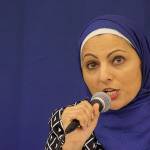 Aneelah Afzali, a Harvard law graduate who is the executive director of MAPS-AMEN (Muslim Association of Puget Sound-American Muslim Empowerment Network), talks at the forum. MARK KLAAS, Kent Reporter