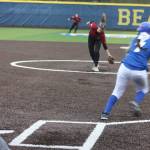 Kentlake junior Allyson Overall catches a line drive Wednesday off of Tahoma junior Kaylee Hazelwood.