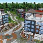 A rendering of the proposed new apartment complex planned to replace the Riverbend par 3 golf course along West Meeker Street in Kent.