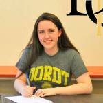 Kentwood&rsquo;s Sara Hanson is off to Dordt College (Sioux Center, Iowa) to enter the pre-physical therapy program and play volleyball. COURTESY PHOTO