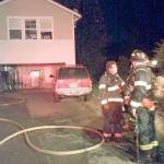 Kent firefighters respond to a fire early Monday morning in the 24600 block of 101st Place.