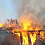 Kent firefighters extinguish fire at abandoned home on Russell Road