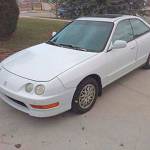 This is a similar vehicle to the Integra involved in a shooting. The actual vehicle has a dent on the front left quarter panel and driver&rsquo;s door along with primer on the right side of the front bumper. Courtesy Photo/State Patrol