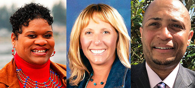 Tye Whitfield, Toni Troutner and Ronald Johnson.