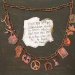 Joey Simanek was awarded second place for his powerful work that uses hand-cut copper images to symbolize different aspects of activism.