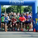 They&rsquo;re off: Auburn&rsquo;s Tyler Flannery (No. 551), left, and the pack leave the starting line for the Kent Cornucopia Days 5K last Saturday. Flannery, who runs for Seattle University, topped the field in 16 minutes, 10.7 seconds. HEIDI SANDERS, Reporter