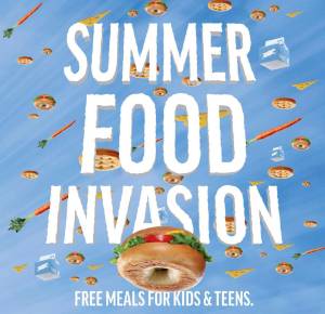 Free summer meals available to kids and teens
