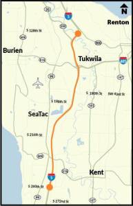 I-5 crews play catchup to finish rain-delayed work between Kent, Tukwila