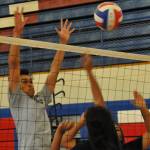 With limited opportunities, Caberto pursues passion with K-M volleyball team