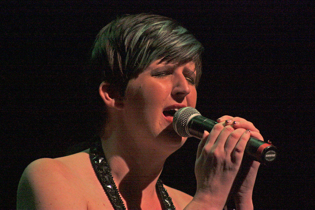 Crystal Martinez, a drama and musical theater teacher at the Allegro Performing Arts Academy, captured the adult division at the Kent Has Talent finals last year. She sang a rendition of &ldquo;She Used To Be Mine.&rdquo; MARK KLAAS, Kent Reporter