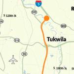 Paving, expansion joint replacement planned this weekend on northbound I-5 at Interurban Avenue, Duwamish River