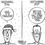 Reporter cartoon, Frank Shiers