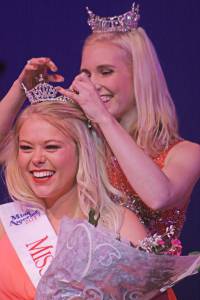 Reigning royalty: Miss Auburn Heather Haggin, left, and Miss Auburn&rsquo;s Outstanding Teen Elizabeth Enz.