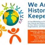 Local organizations present We are History Keepers workshop