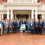 Gov. Jay Inslee honors the Seattle Thunderbirds on Monday at the Executive Residence in Olympia for winning the 2016-2017 Western Hockey League championship. Courtesy Photo/Brian Liesse/T-Birds