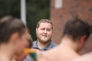 Making a splash: Young coach guides young Chargers in water polo