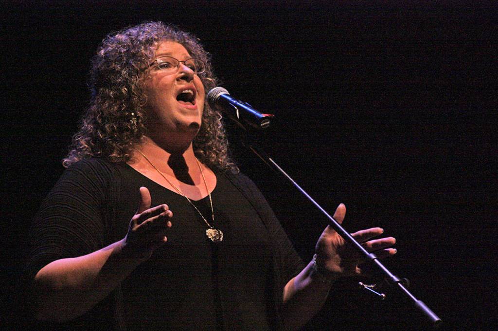 Soprano Katie Jones took the adult division with her version of the ballad, &ldquo;Over the Rainbow.&rdquo; MARK KLAAS, Kent Reporter