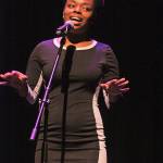 Dalamari Holman, 17, a Kent-Meridian junior and Green River student who was last year&rsquo;s grand prize winner, took the teen category with her poetry. MARK KLAAS, Kent Reporter