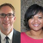 Byron Madsen, left, and Denise Daniels are running for the Kent School Board. COURTESY PHOTOS