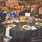 Attending the recent KentHOPE dinner are, from left: Steve Strader; Bobbie Strader; the Rev. James Head-Corliss, Kent United Methodist Church; the Rev. Rich Lang, district superintendent, Pacific Northwest Conference of the United Methodist Church. COURTESY PHOTO, KentHOPE