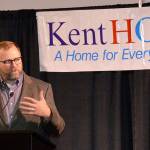 Jeff Lilley, president of the Seattles Union Gospel Mission, speaks to the gathering at the KentHOPE benefit dinner. COURTESY PHOTO, KentHOPE