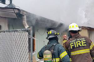 Kent firefighters attack house fire in North Park | Update