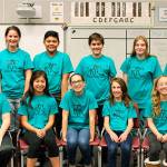 Honored Rainier Youth Choirs members are, back row, from left, Olivia Johnson, Carter Hickok, Michael Graham, Bernice McKee, Alaina Barnhart; front row, from left, Ryan Monsen, Macy Hirota, Eleanor Robinett, Astrid Forsythe, Autumn Chociej. Not Pictured: Olivia Duskin, Stina Rude. COURTESY PHOTO