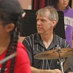 Gary Gibson, Steel Magic Northwests executive, artistic director and founder, leads the steel drum performances. MARK KLAAS, Kent Reporter