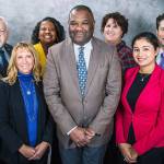 Kent City Council members from left to right: Les Thomas, Toni Troutner, Brenda Fincher, Bill Boyce, Tina Budell, Satwinder Kaur and Dennis Higgins. COURTESY PHOTO, City of Kent