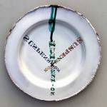 Art by Terrell Lozada, Monogramme, a tin-glazed terracotta (faience). COURTESY PHOTO, City of Kent