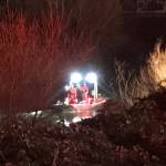 A Puget Sound Regional Fire Authority rescue boat searches the Green River after a vehicle was driven into it early Wednesday morning. COURTESY PHOTO, Puget Sound RFA