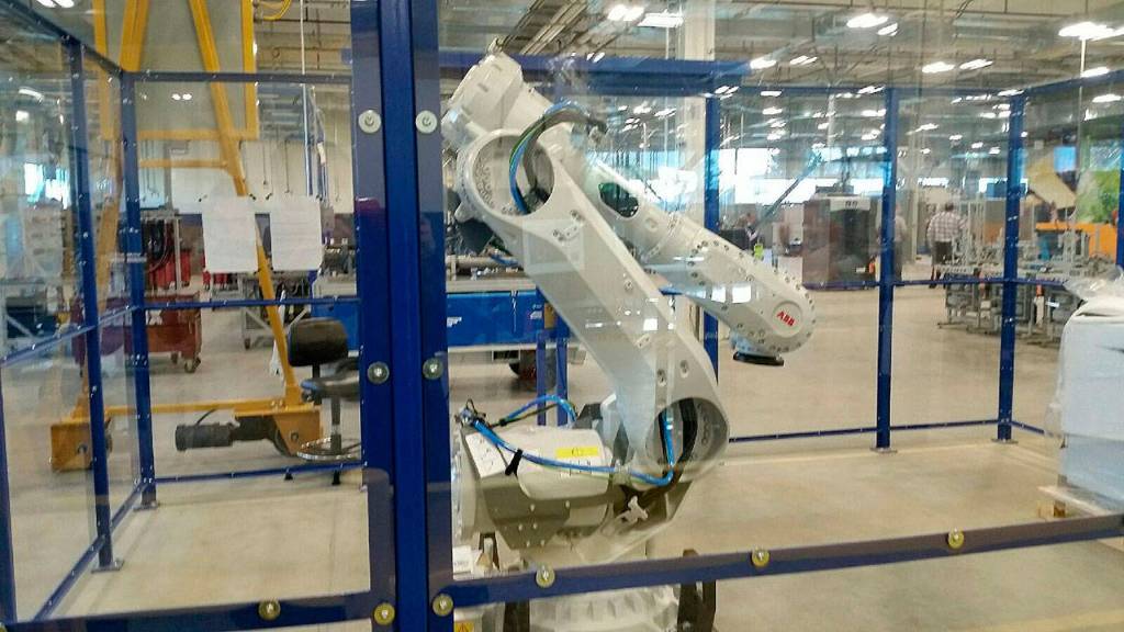 Inside the new, state-of-the-art Boeing facility. ROBERT WHALE, Auburn Reporter