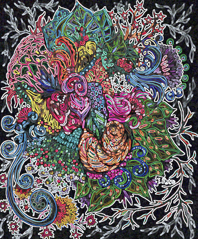 Lite Bright, Bright Lights, digitized drawing by Erica Peto. COURTESY IMAGE, Erica Peto