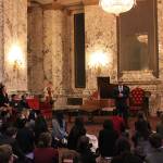 Lieutenant Governor Cyrus Habib speaks with the Associated Students of the University of Washington. As a blind Iranian, he faced challenges growing up and attending college. Never run away from the tough conversations, he told students. Photo by Taylor McAvoy