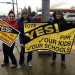 Volunteers show their support for the Kent School District levies. COURTESY PHOTO, Citizens for Kent Schools