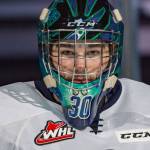 Thunderbirds goalie Liam Hughes. COURTESY PHOTO, Brian Liesse, T-Birds