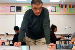 Kent School District names Kentlake’s Angelidis as Teacher of the Year