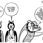 Frank Shiers, Reporter cartoon