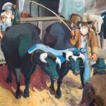 Ezra Meeker, oil on linen, study for mural, by Danny Pierce. COURTESY PHOTO, city of Kent