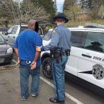 Dominic L. Dixon, of Kent, was arrested in the March 22 hit-and-run accident in Kitsap County that killed Belfair resident Katie Phillips. She died while assisting a stranded motorist whose vehicle had run out of gas near the Southworth ferry dock. Dixon was identified and arrested on April 2 by Washington State Patrol detectives. His face was obscured in this WSP photo. COURTESY PHOTO, State Patrol