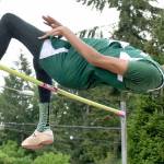 Kentridges Tyler Cronk, the defending 4A state champion, continues to break records in the high jump. RACHEL CIAMPI, Reporter