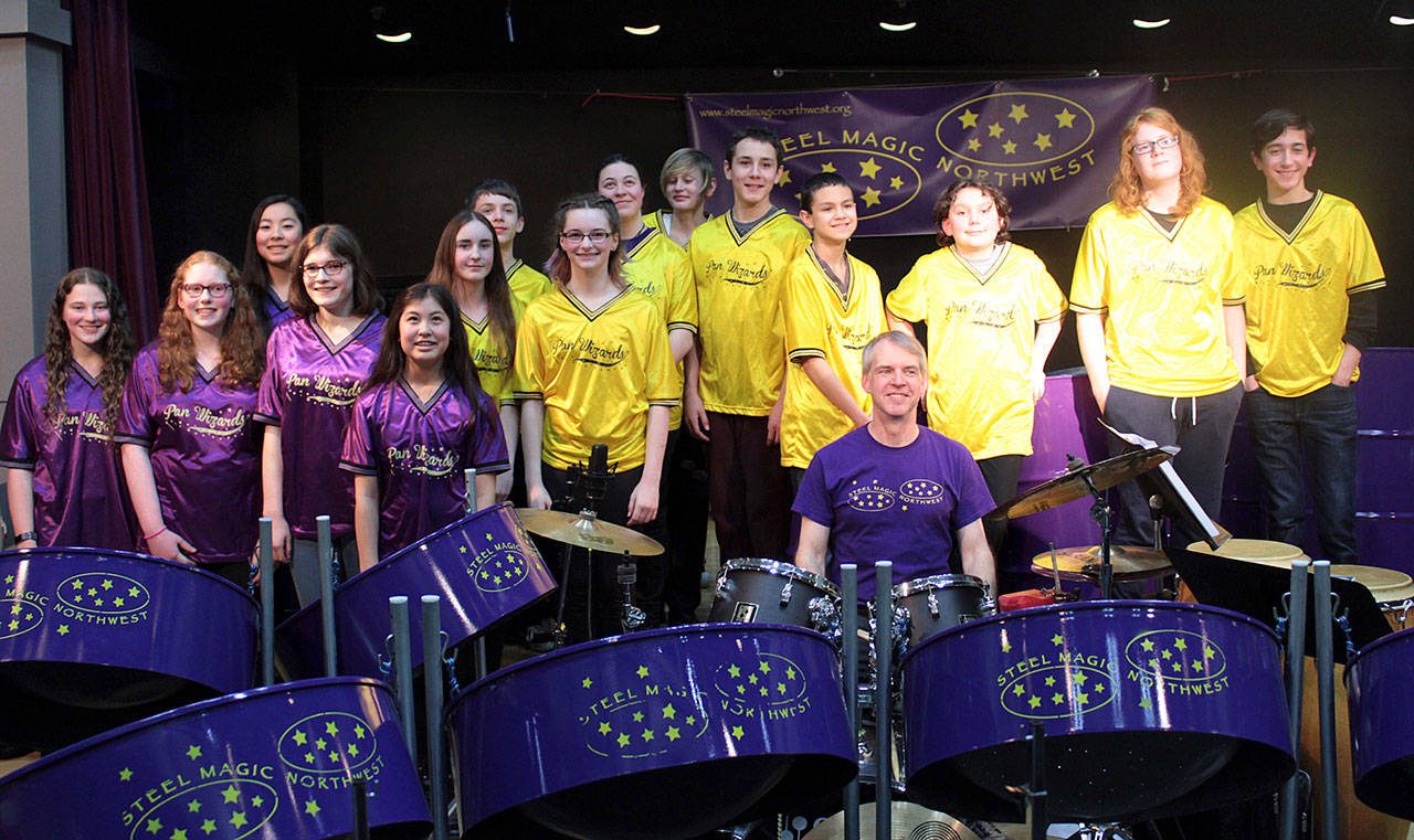 Gary Gibson, Steel Magic Northwests executive, artistic director and founder, will lead a steel drum spring concert performance June 14 at Sunrise Elementary School. COURTESY PHOTO