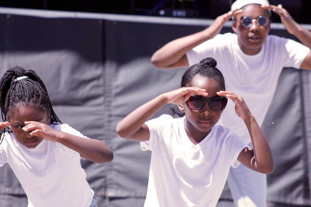 Hip-hop, rap dancers entertain the crowd. MARK KLAAS, Kent Reporter