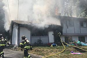 Kent house fire displaces four